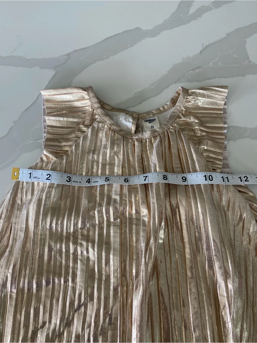OshKosh Bgosh shimmery pleated